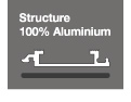 Structure 100% Aluminuim